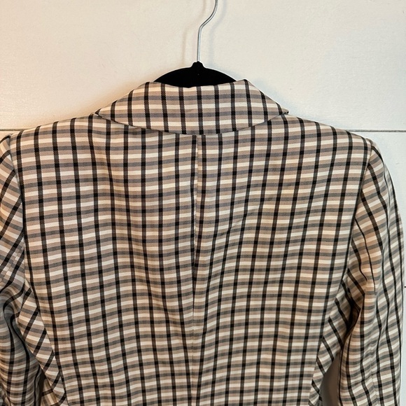 EXPRESSxNEGIN MIRSALAHI plaid boyfriend woman blazer Corpcore oversized XXS - Picture 12 of 14